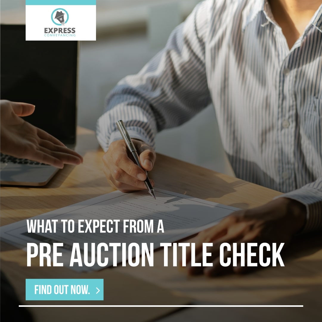 Pre Auction Conveyancing and what to expect with an Auction Pack