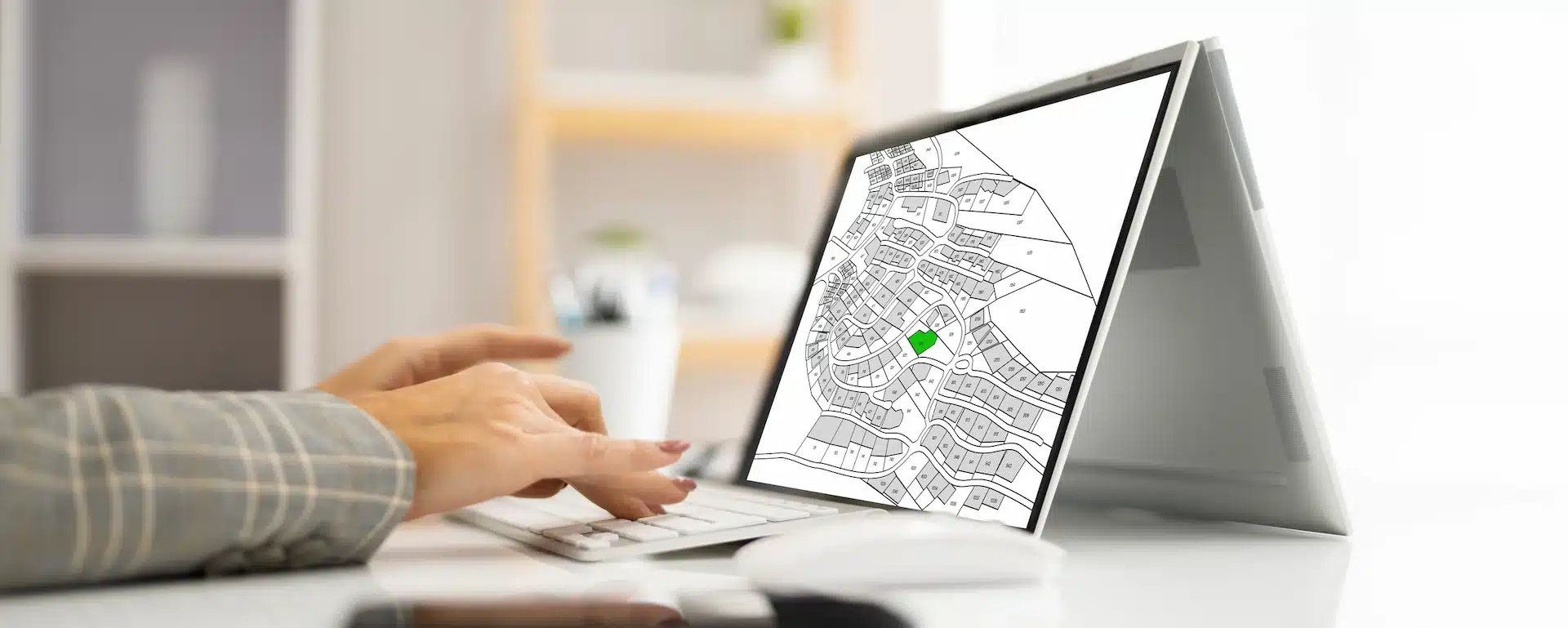 person-working-on-a-laptop New Build Property Conveyancing and the Process