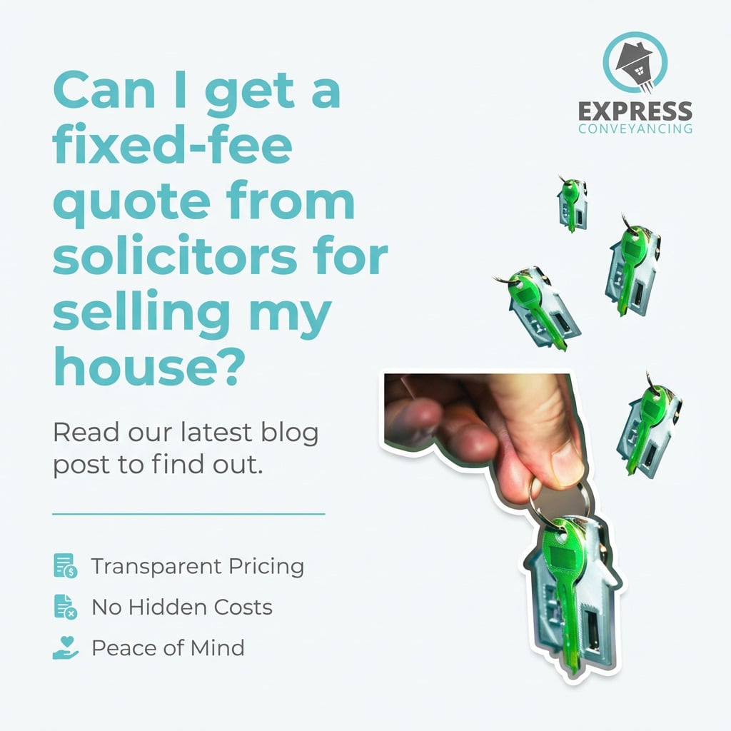 can i get a fixed-fee quote from solicitors for selling my house
